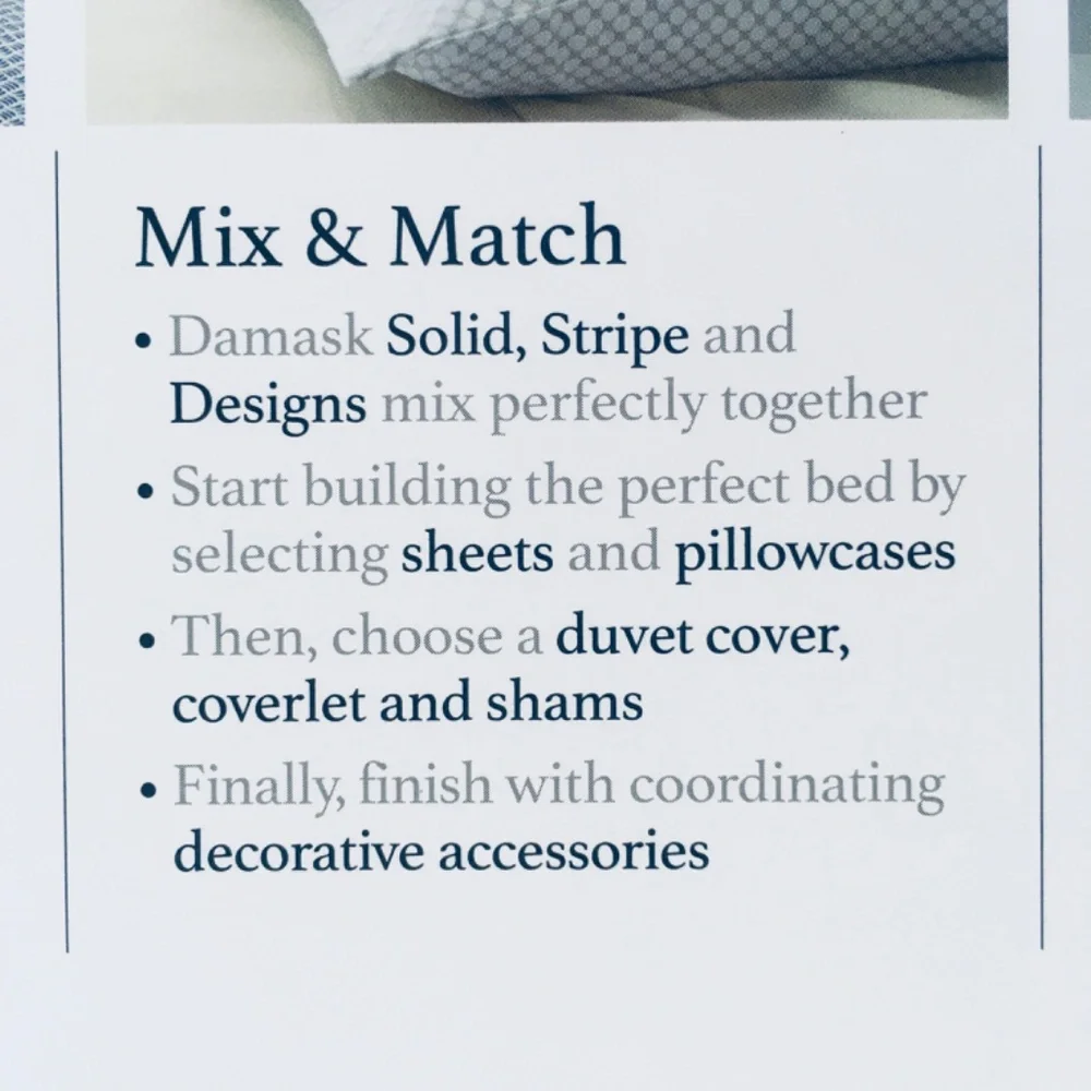 new Outlined Floral Cornflower Charter Club Solid 550 TC Cotton KING Sheet Set - Picture 10 of 12